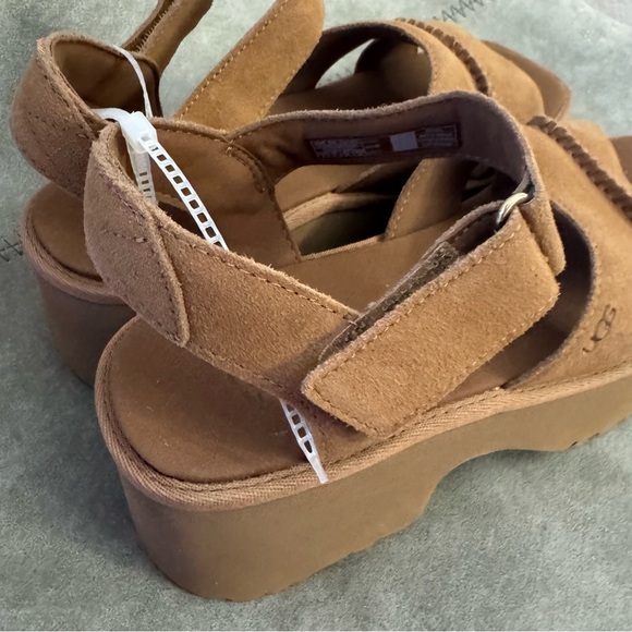 NWT UGG New Heights Ankle Strap Heels Sz 8 (no original box) - Picture 8 of 9